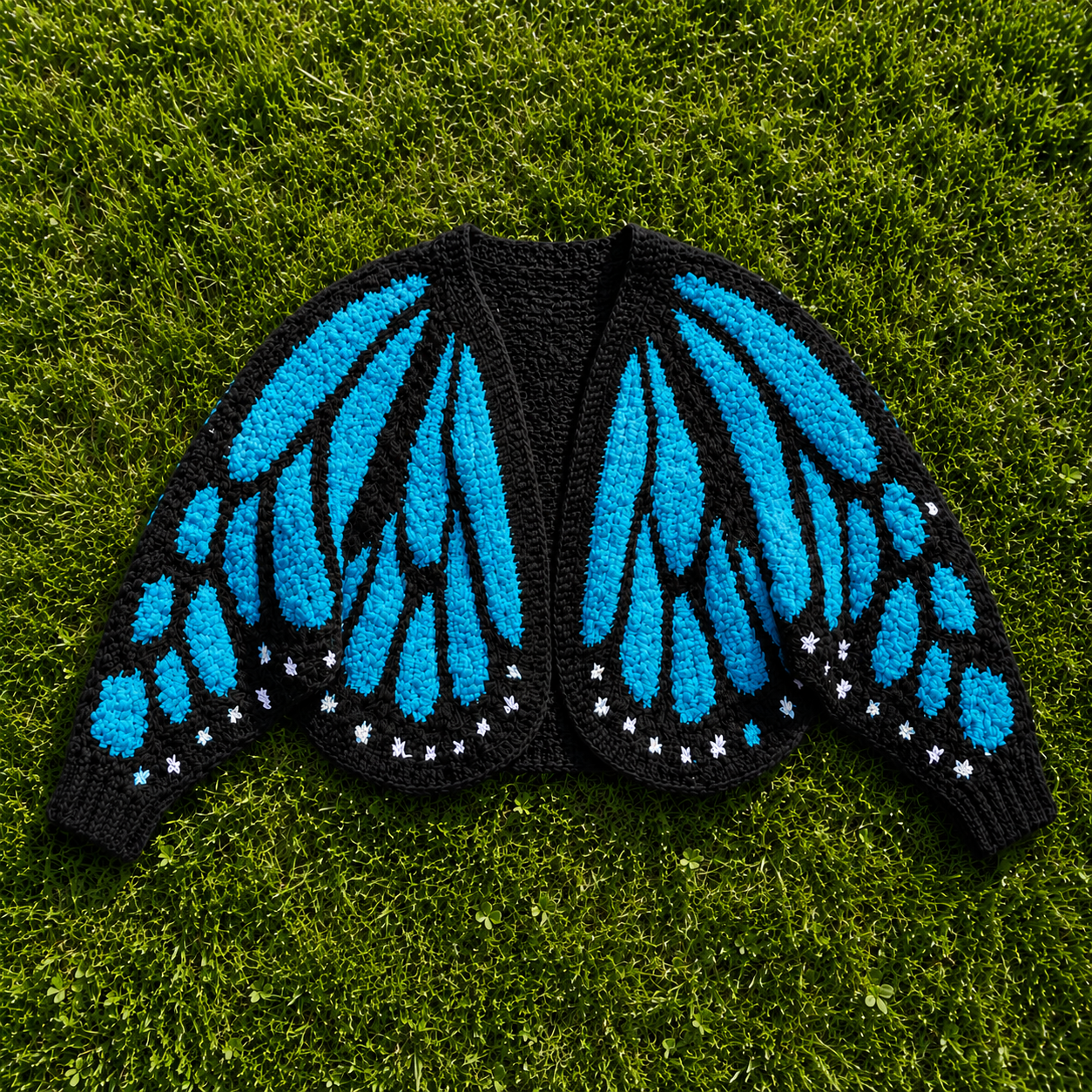Handgemachte Butterfly Cardigan