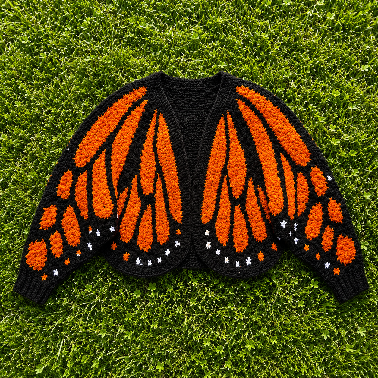 Handgemachte Butterfly Cardigan